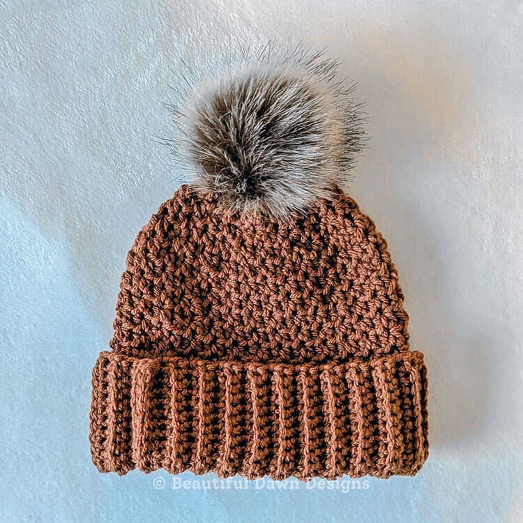Chestnut Crochet Beanie