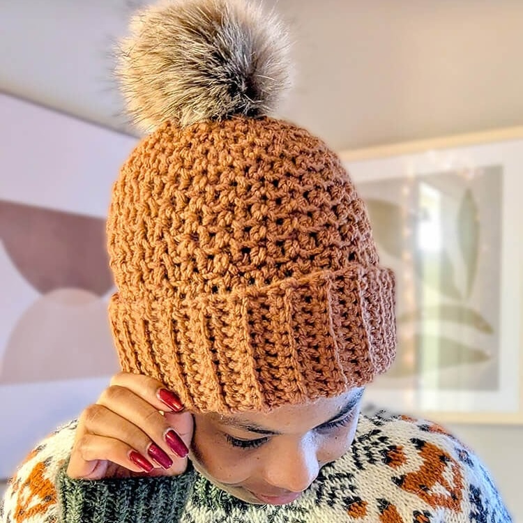chestnut beanie feature