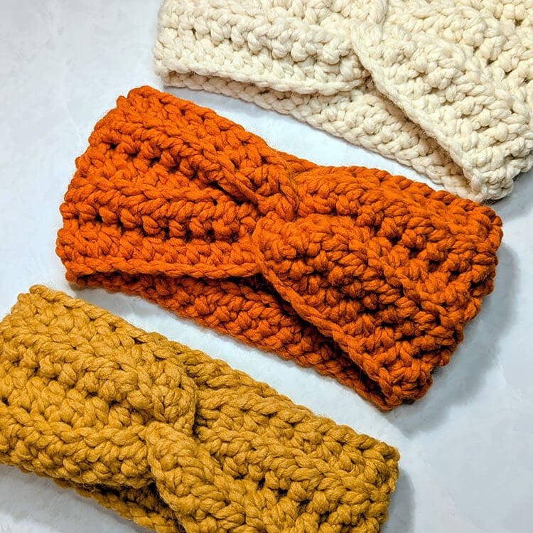 20 Minute Chunky Crochet Ear Warmer