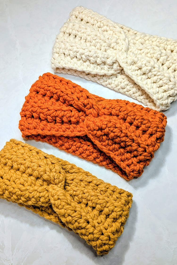 20 Minute Chunky Crochet Ear Warmer