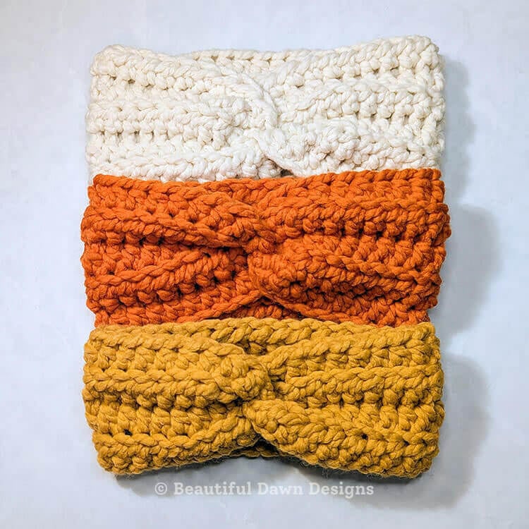 Three Chunky Headbands