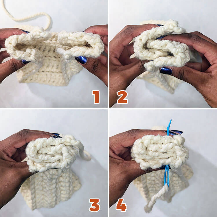 twisted ear warmer tutorial