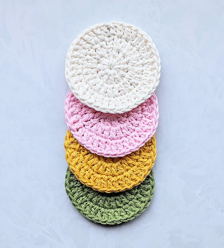 Reusable Cotton Rounds Crochet Pattern