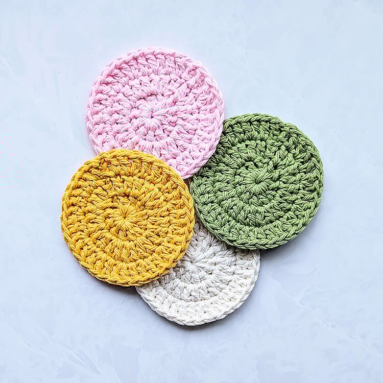 Reusable Cotton Rounds Crochet Pattern 2