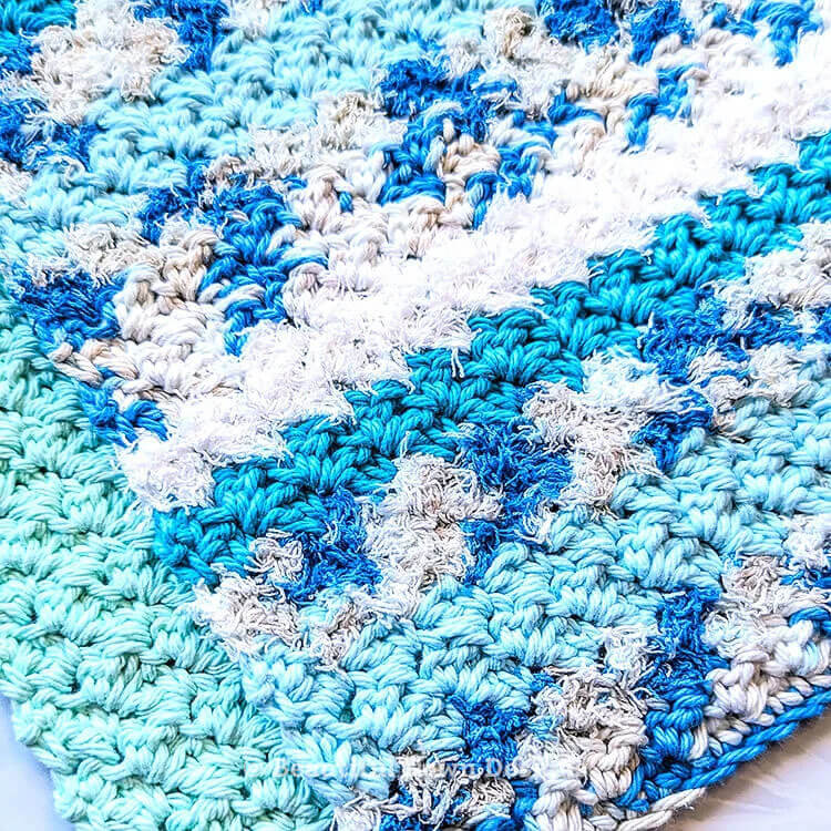 Easy Washcloth Close Up